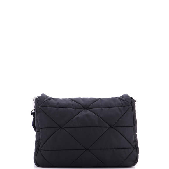 Prada Padded Flap Shoulder Bag Quilted Tessuto - Picture 3 of 8